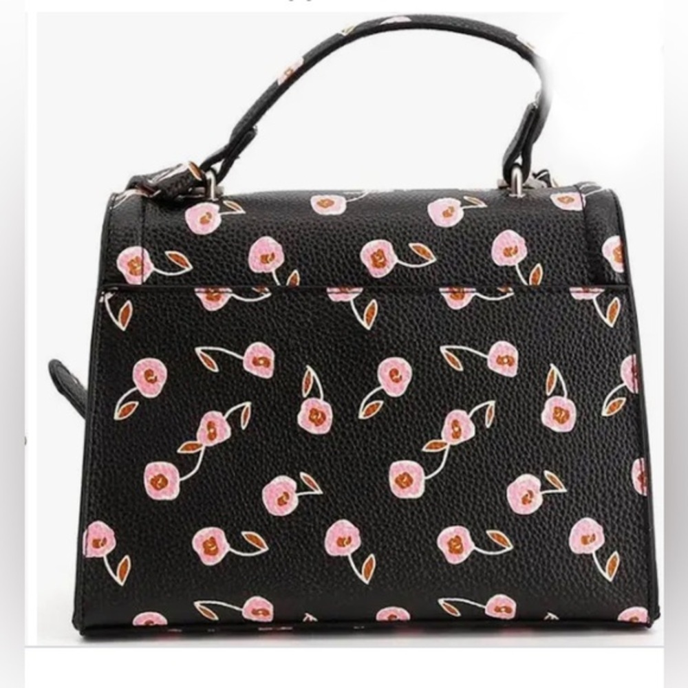 French Connection‎ UK Clover Pebble black print Crossbody bag brand new